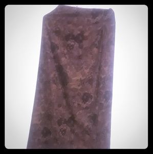 Brown skirt with cut!!😊